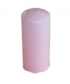 Lumanare roz cilindru mediu