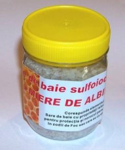 Sare de baie sulfiodurată cu miere de albine