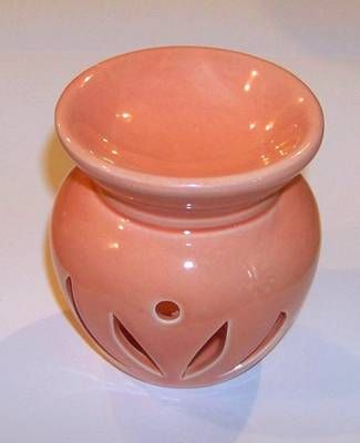 Vas pentru aromaterapie din ceramică - roz