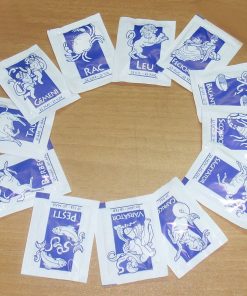 Set de 12 pliculețe de zahăr pentru cele 12 zodii europene