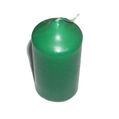 Lumanare cilindru verde